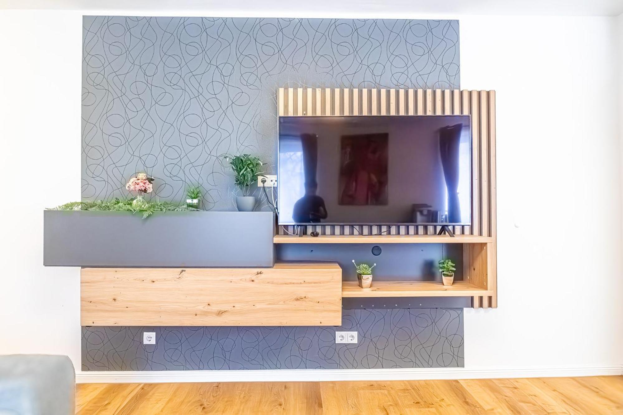 Charming 1Br And 1Lr Apt Modern Design Donaustadt Wien Eksteriør bilde