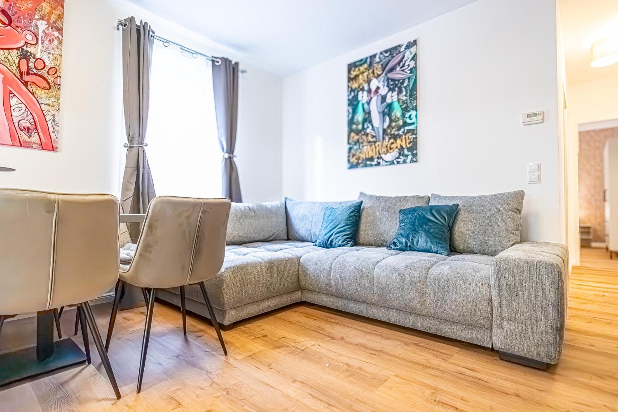 Charming 1Br And 1Lr Apt Modern Design Donaustadt Wien Eksteriør bilde