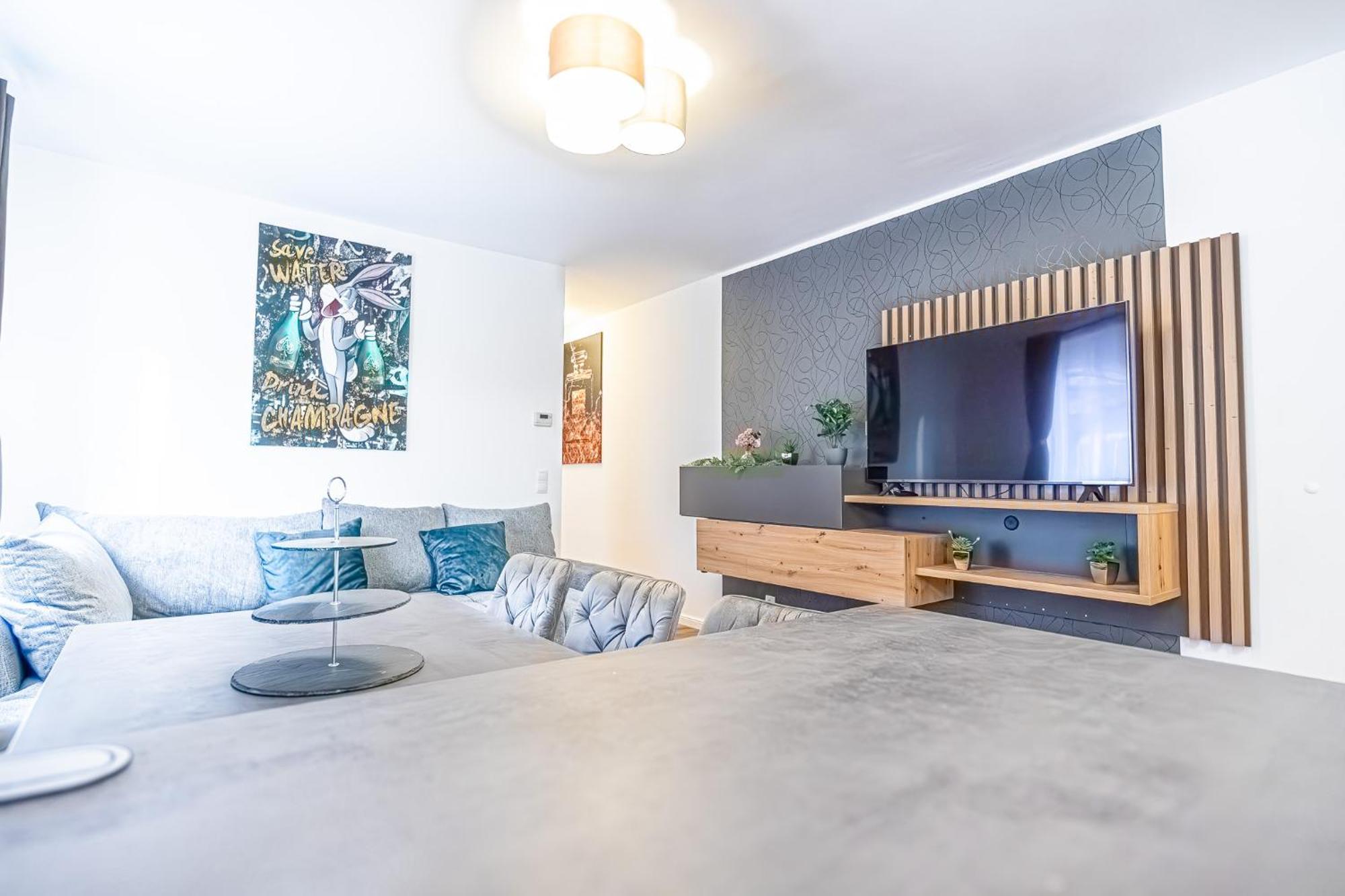 Charming 1Br And 1Lr Apt Modern Design Donaustadt Wien Eksteriør bilde