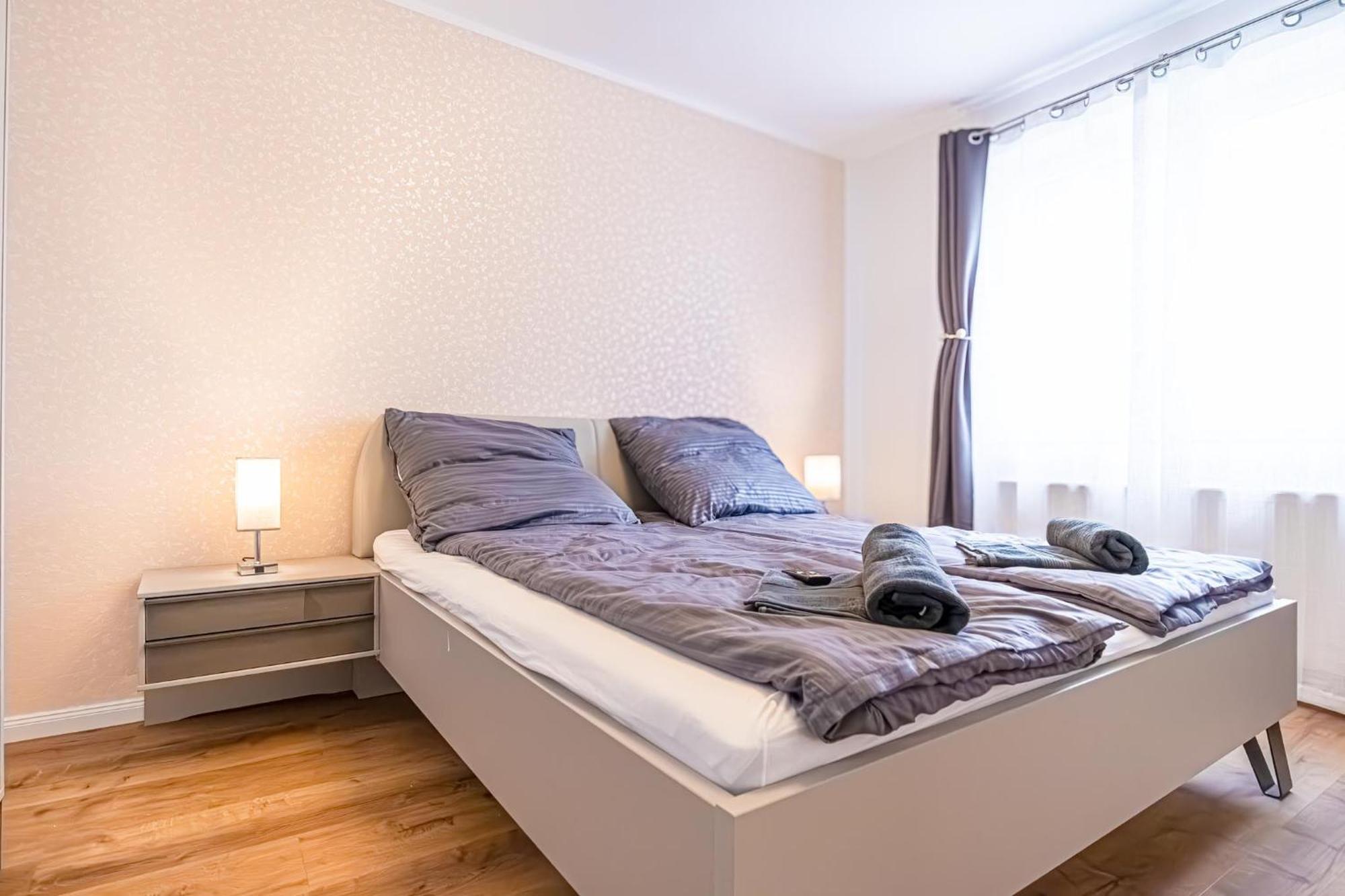 Charming 1Br And 1Lr Apt Modern Design Donaustadt Wien Eksteriør bilde