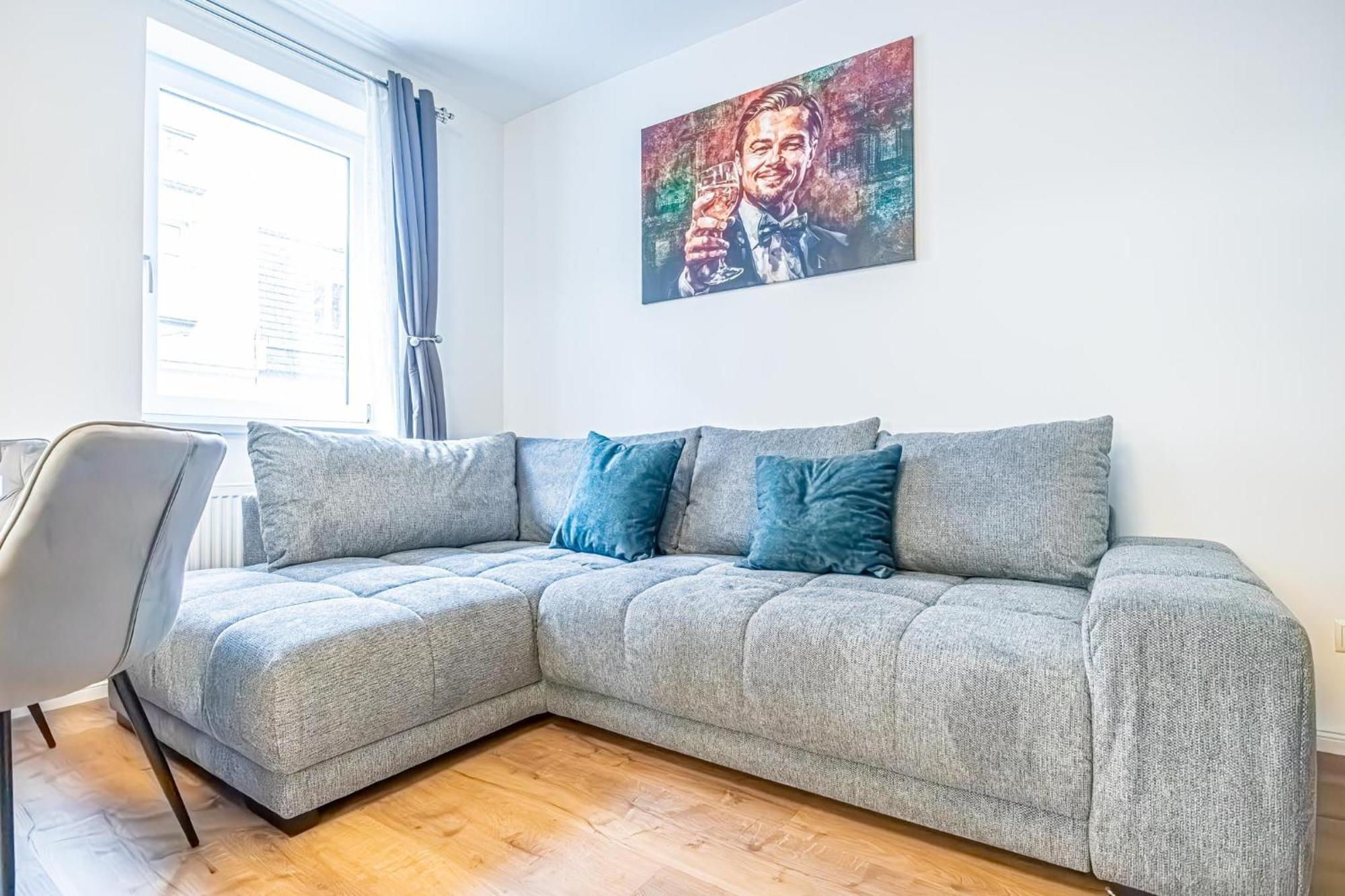 Charming 1Br And 1Lr Apt Modern Design Donaustadt Wien Eksteriør bilde